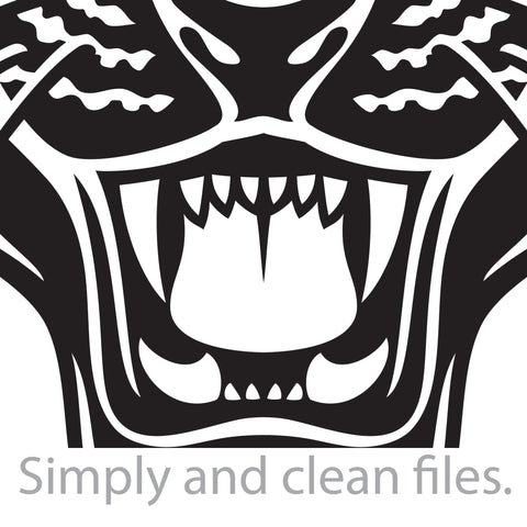 Panther face (head) SVG TribaliumArtSF 