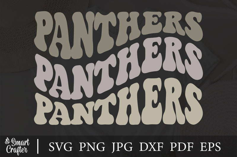 Panthers svg, Panther svg, Panther scratches design , School Spirit