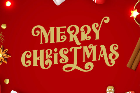 Panthura Christmas - Classy Serif Font ahweproject 