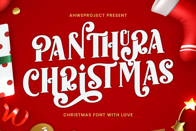 Panthura Christmas - Classy Serif Font ahweproject 