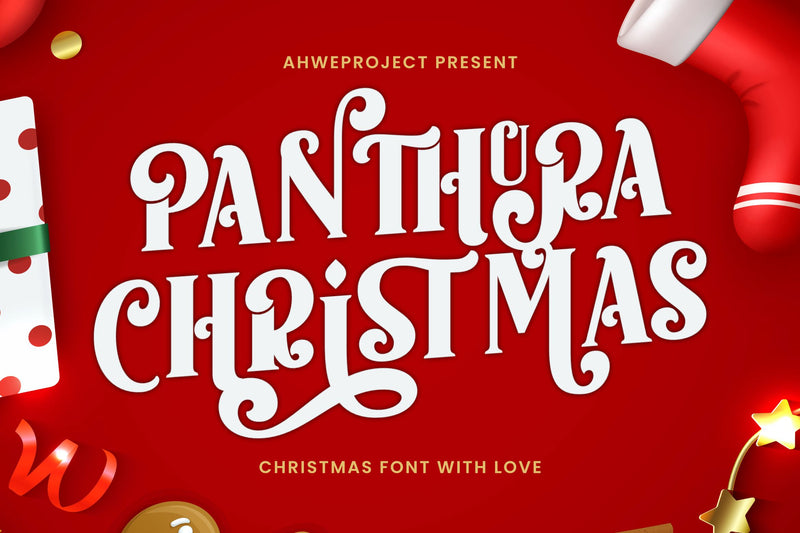 Panthura Christmas - Classy Serif Font ahweproject 