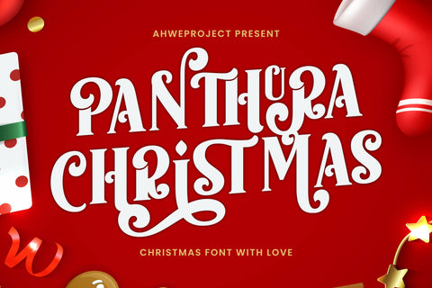 Panthura Christmas - Classy Serif Font ahweproject 