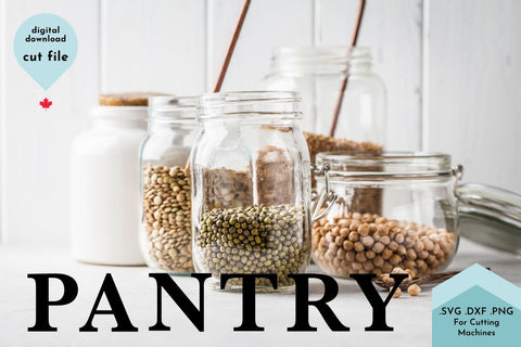 Pantry - Farmhouse Kitchen Sign SVG SVG Lettershapes 