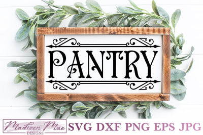 Pantry, Farmhouse Kitchen SVG SVG Madison Mae Designs 