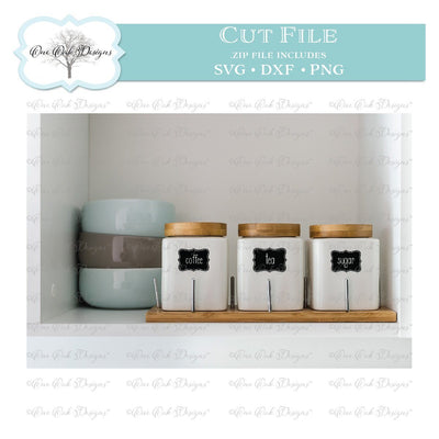 Pantry Labels - set of 54 SVG One Oak Designs