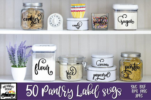Pantry Labels SVG Cut Files SVG Old Market 