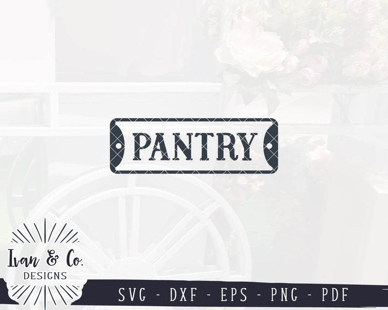 Pantry SVG Files | Farmhouse Sign Svg | Indicator Svg | Vintage Sign ...
