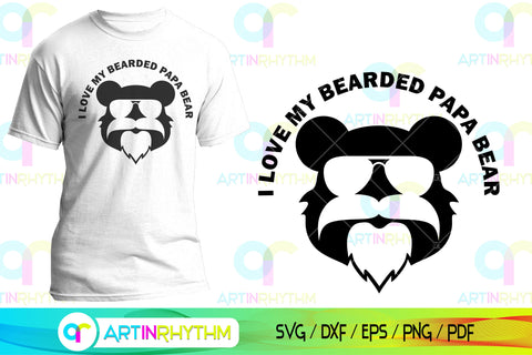 papa bear, bearded dad svg, Happy father's day svg, daddy svg, dad svg SVG Artinrhythm shop 