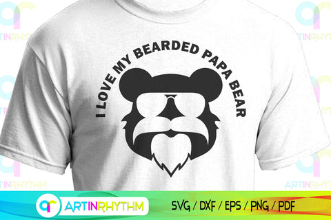 papa bear, bearded dad svg, Happy father's day svg, daddy svg, dad svg SVG Artinrhythm shop 