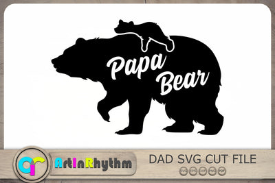 Papa Bear Svg, Dad Svg, Father Svg, Bear Svg SVG Artinrhythm shop 