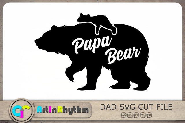 Papa Bear Svg, Dad Svg, Father Svg, Bear Svg SVG Artinrhythm shop 
