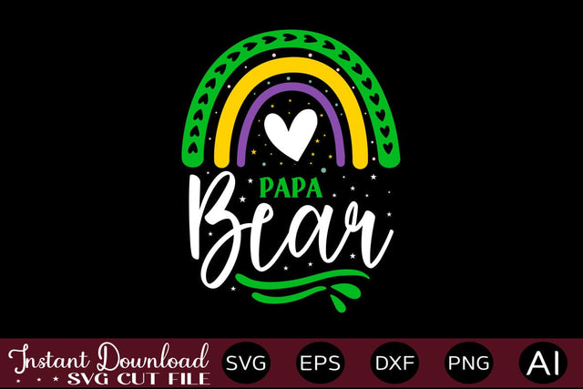 Papa Bear SVG SVG designmaster24 