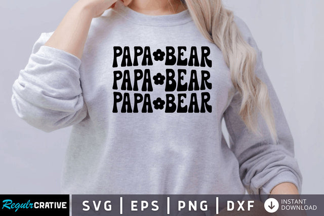 Papa bear SVG SVG Regulrcrative 