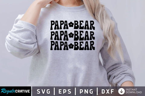 Papa bear SVG SVG Regulrcrative 