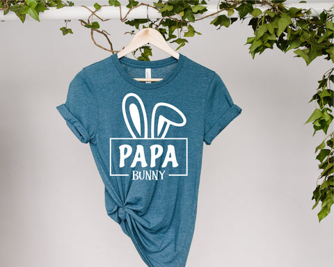 Papa Bunny Svg, Bunny Svg, Easter svg, Easter Bunny Svg design SVG Fauz 