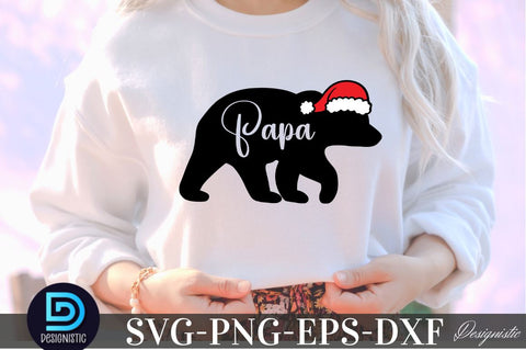 Papa, Christmas SVG SVG DESIGNISTIC 