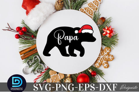 Papa, Christmas SVG SVG DESIGNISTIC 