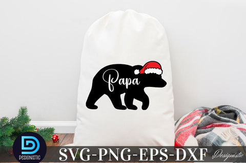 Papa, Christmas SVG SVG DESIGNISTIC 