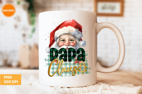 Papa Claus Christmas Clipart Sublimation Maumo Designs 