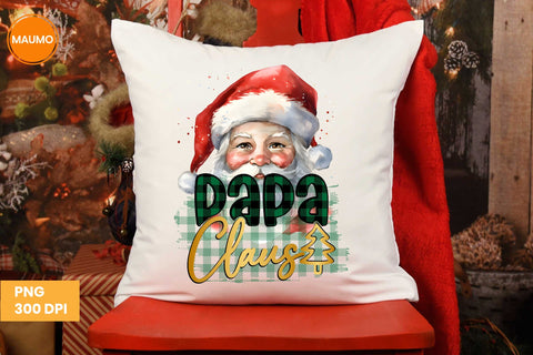 Papa Claus Christmas Clipart Sublimation Maumo Designs 