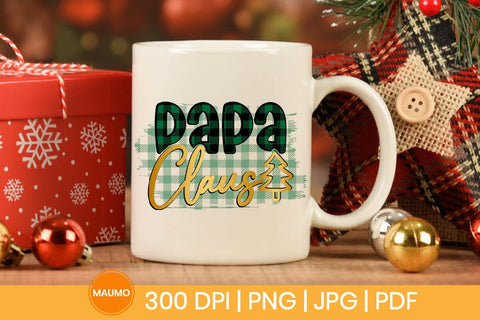 Papa Claus | Christmas sublimation SVG Maumo Designs 
