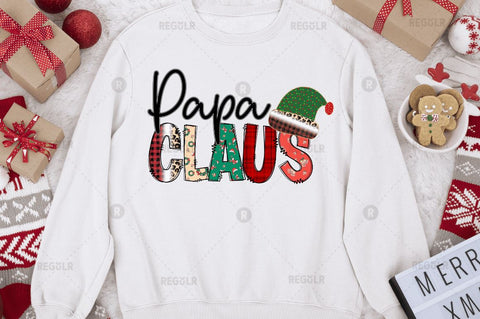 Papa Claus Sublimation Design Sublimation Regulrcrative 