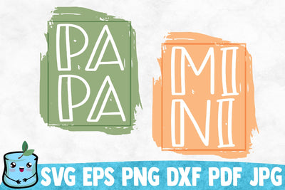 Papa / Mini SVG MintyMarshmallows 