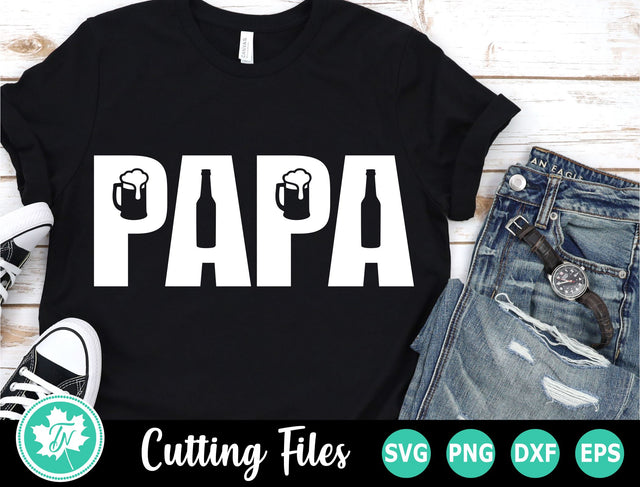 Papa SVG | Beer SVG | Fathers Day SVG SVG TrueNorthImagesCA 