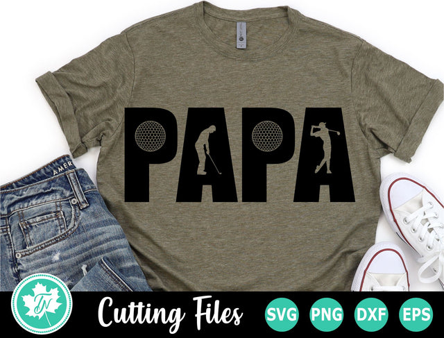 Papa SVG | Golf SVG | Fathers Day SVG SVG TrueNorthImagesCA 