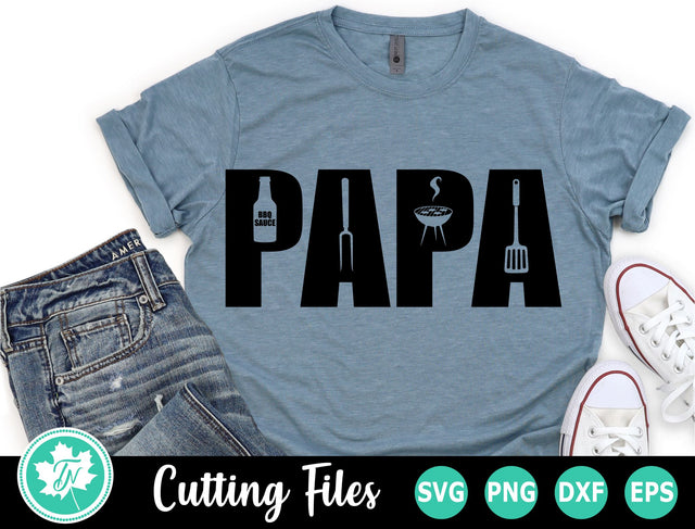 Papa SVG | Grilling SVG | Fathers Day SVG SVG TrueNorthImagesCA 