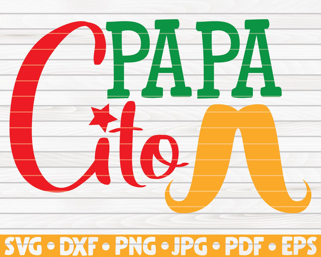 Papacito SVG | Cinco de mayo design SVG HQDigitalArt 