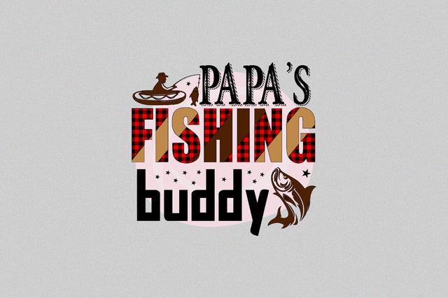 PAPA’S Fishing BUDDY Sublimation SVGArt 