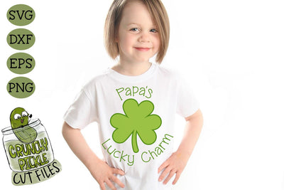 Papa's Lucky Charm SVG Crunchy Pickle 
