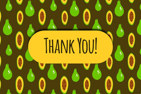 Papaya Seamless Patterns Digital Pattern Rin Green 