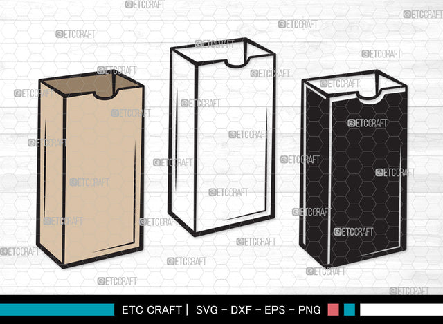 Paper Bag Clipart SVG, Paper Bag Svg, Bag Svg, Hand Bag Svg, Shopping Bag Svg, Brown Bag Svg, Bag Svg, Tote Bag Svg, Paper Bag Clipart SVG ETC Craft 