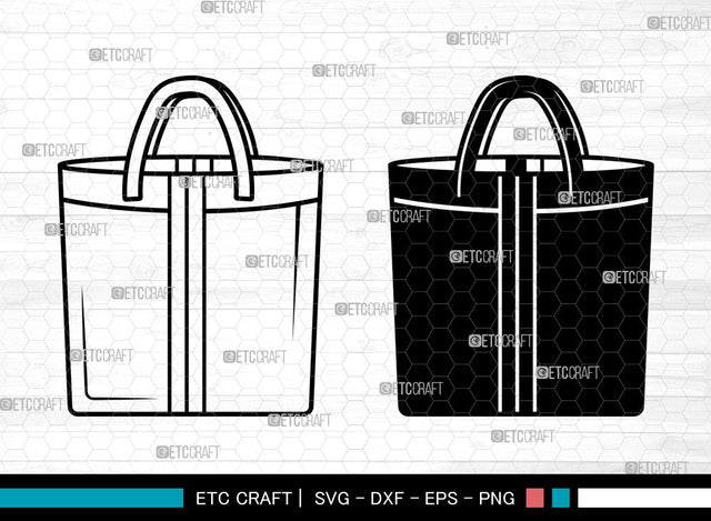 Paper Bag SVG, Paper Bag SVG, Shopping Bag Svg, Paper Bag Icon Svg, Tote Bag Svg, Paper Bag Clipart Svg, Paper Bag SVG ETC Craft 