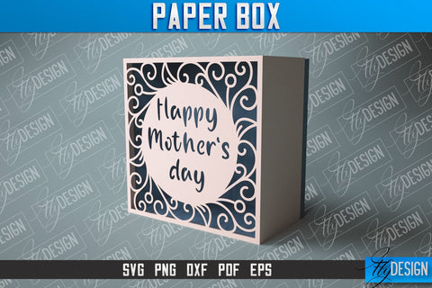 Paper Box SVG | Paper Cut SVG | Home Design SVG Fly Design 