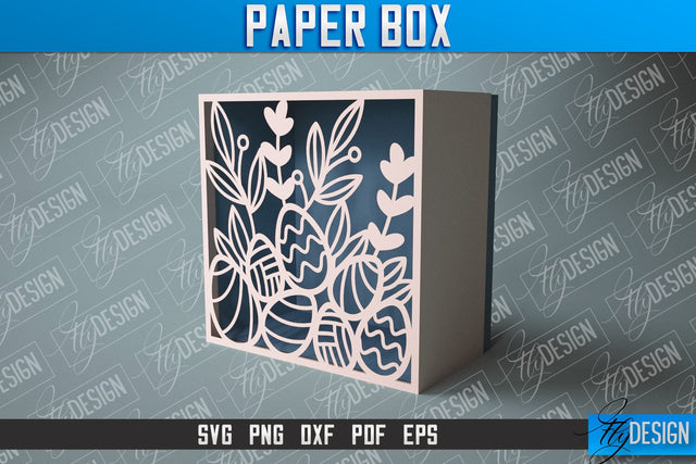 Paper Box SVG | Paper Cut SVG | Home Design SVG Fly Design 