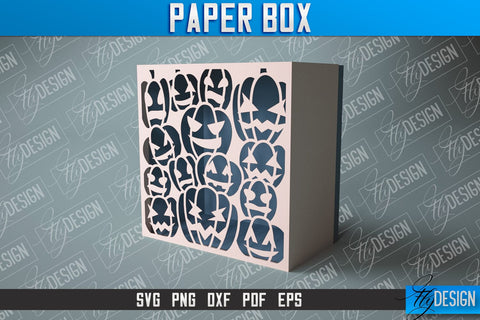 Paper Box SVG | Paper Cut SVG | Home Design SVG Fly Design 