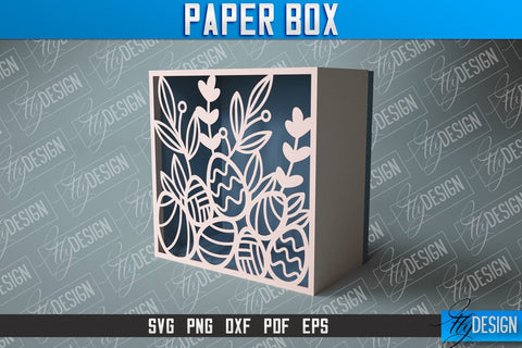 Paper Box SVG | Paper Cut SVG | Home Design SVG Fly Design 