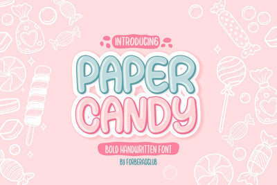Paper Candy Font Forberas 