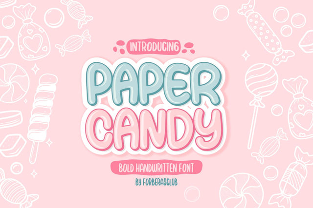 Paper Candy Font Forberas 