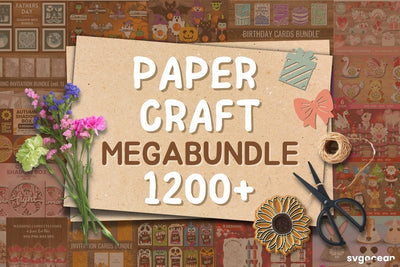Paper Craft SVG Bundle | Megabundle | Paper Cut SVG SvgOcean 