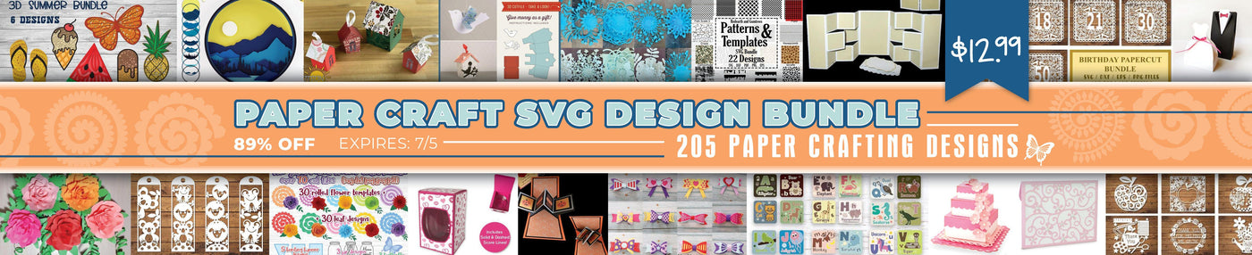 Paper Craft SVG Design Bundle