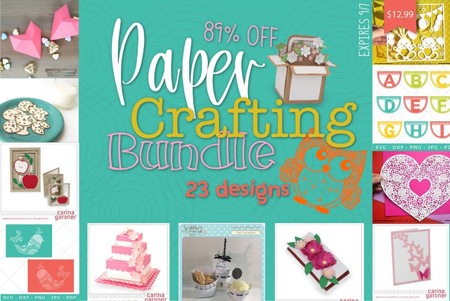 Paper Crafting Bundle Bundle So Fontsy Design Shop 