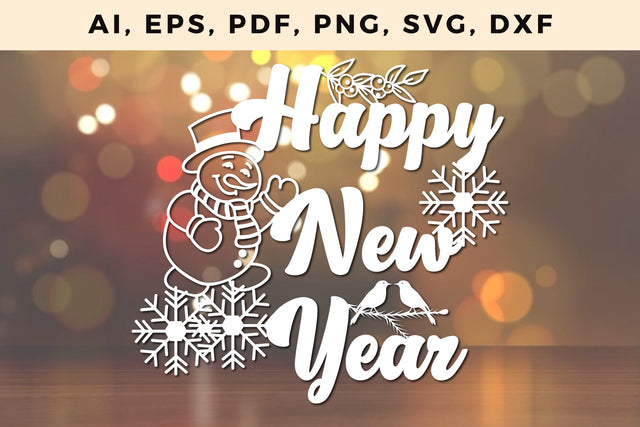 paper cut 2022 happy new year Craft svg, SVG, 3D Designs, SVG MD JOYNAL ABDIN 
