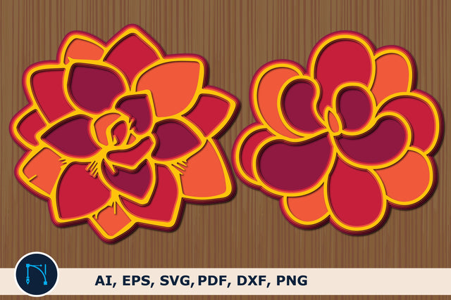 paper cut 3d flower's layer SVG bundle SVG MD JOYNAL ABDIN 