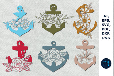 paper cut anchor SVG bundle cut file SVG MD JOYNAL ABDIN 