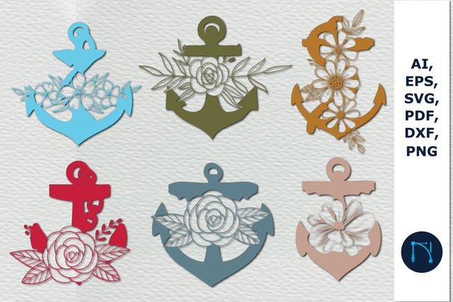 paper cut anchor SVG bundle cut file SVG MD JOYNAL ABDIN 