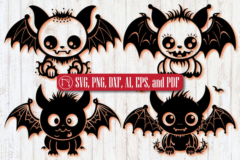 Paper Cut Boo-tiful Bats SVG Bundle SVG MD JOYNAL ABDIN 